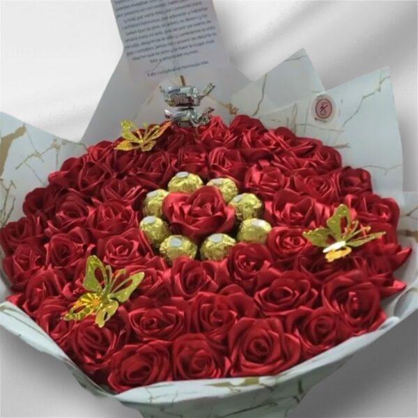 Ramo de 50 Rosas sin Anillo